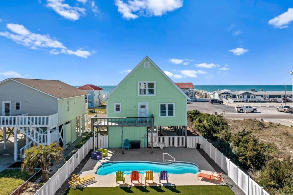 Vila Pool Haven Ocean View Oak Island Exteriér fotografie